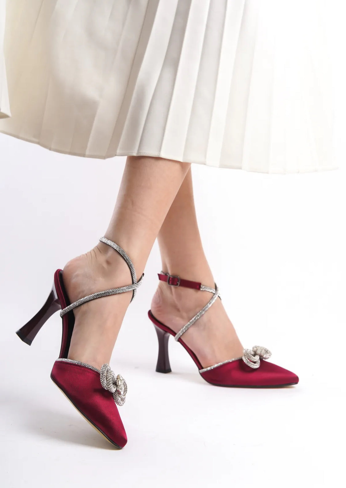 Cherry Rhinestone-Maroon