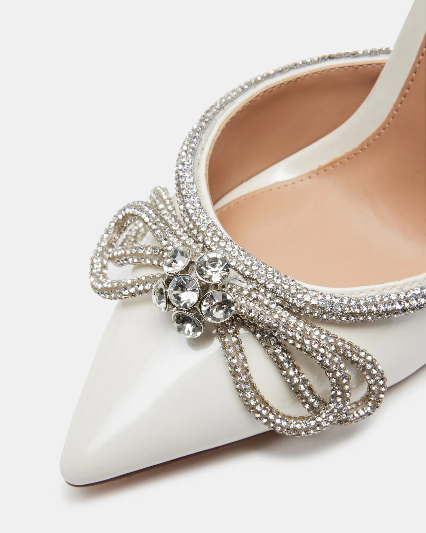 Cherry Rhinestone-White