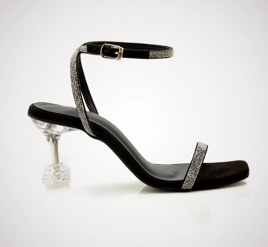 Black Emerald Heels