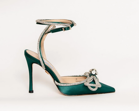 Cherry Rhinestone -Green