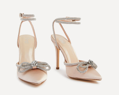 Cherry Rhinestone-Beige