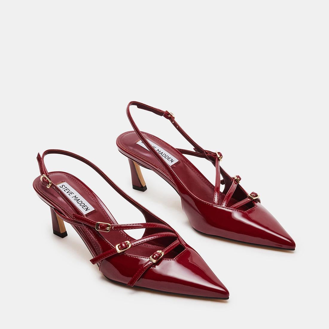 Cherry Burgundy Heels