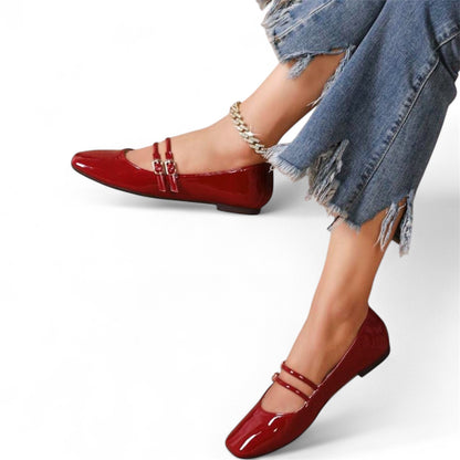 Cherry Mary Jane Pumps