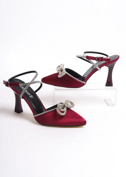 Cherry Rhinestone-Maroon
