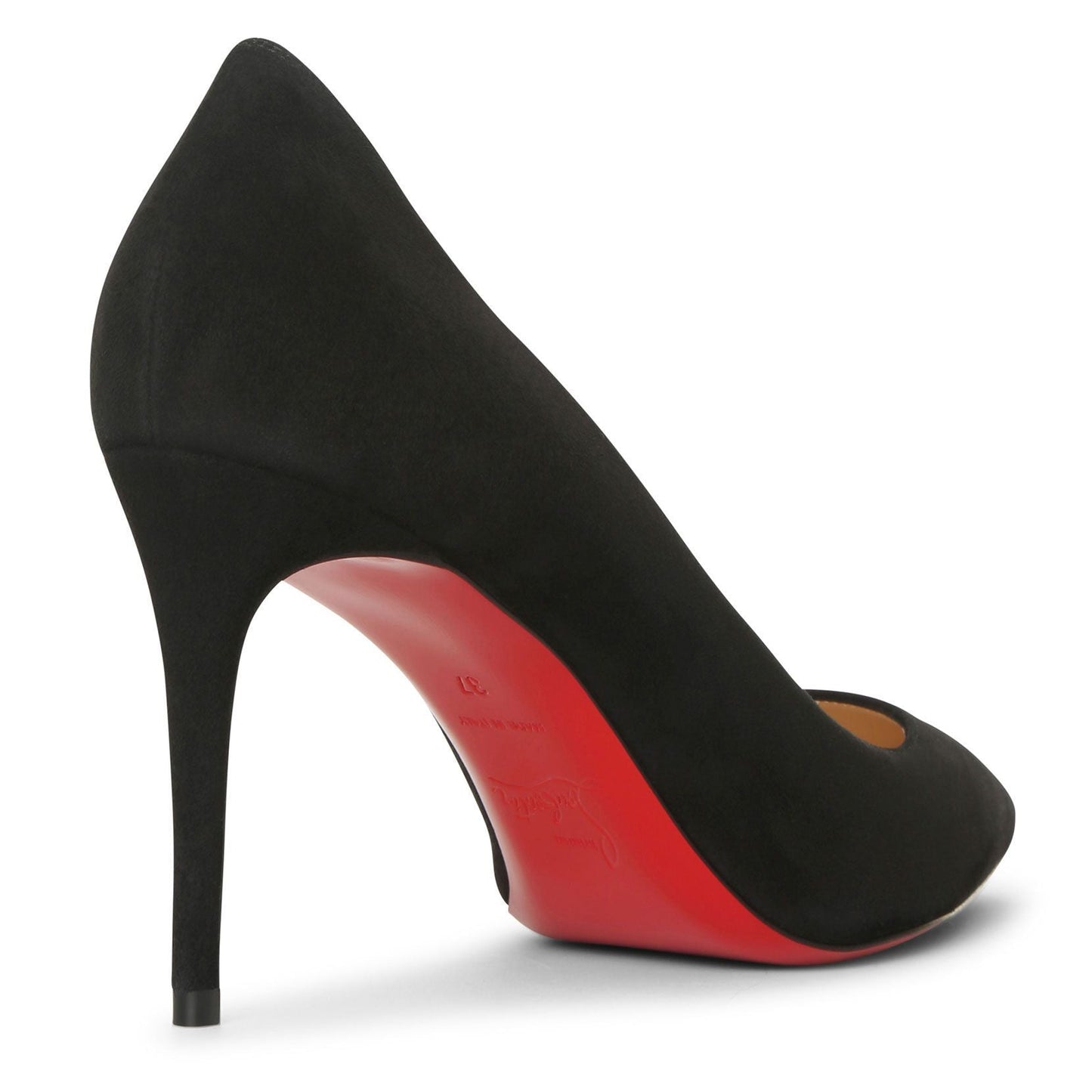 Louboutin Kate Black Suede 85mm