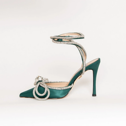 Cherry Rhinestone -Green