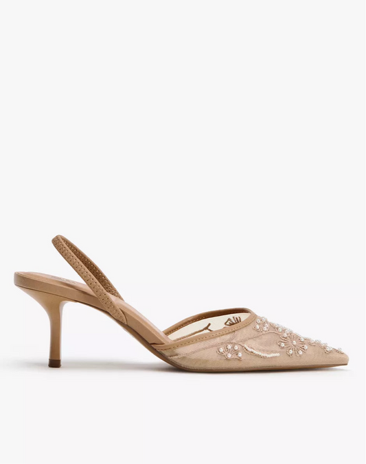 Cherry Ballezza Slingbacks