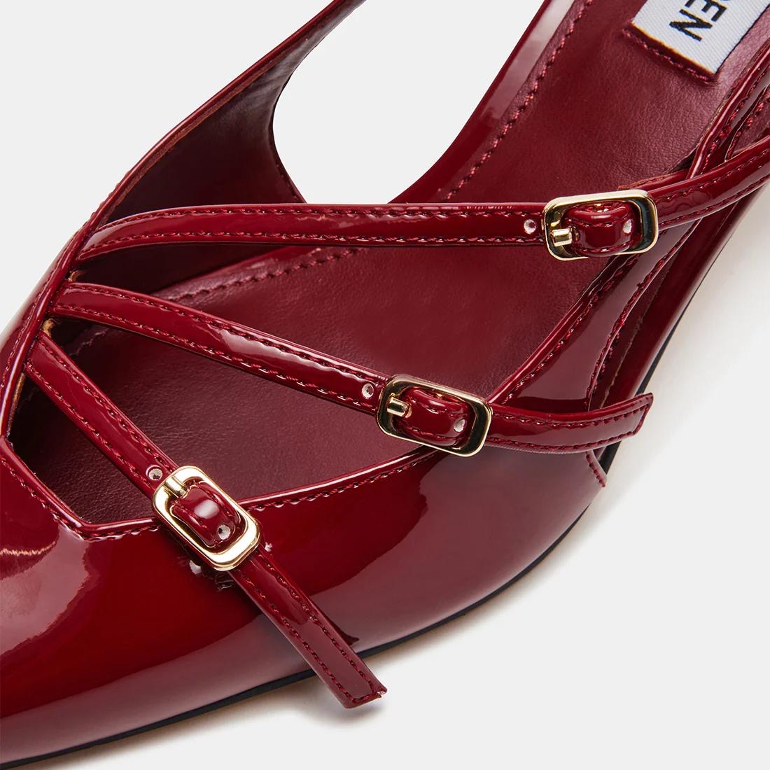 Cherry Burgundy Heels