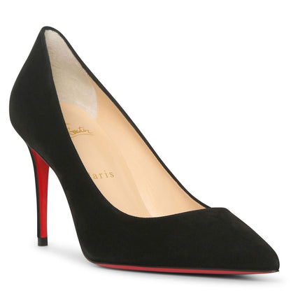 Louboutin Kate Black Suede 85mm