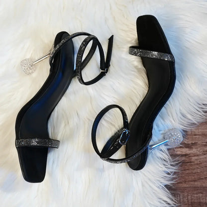 Black Emerald Heels