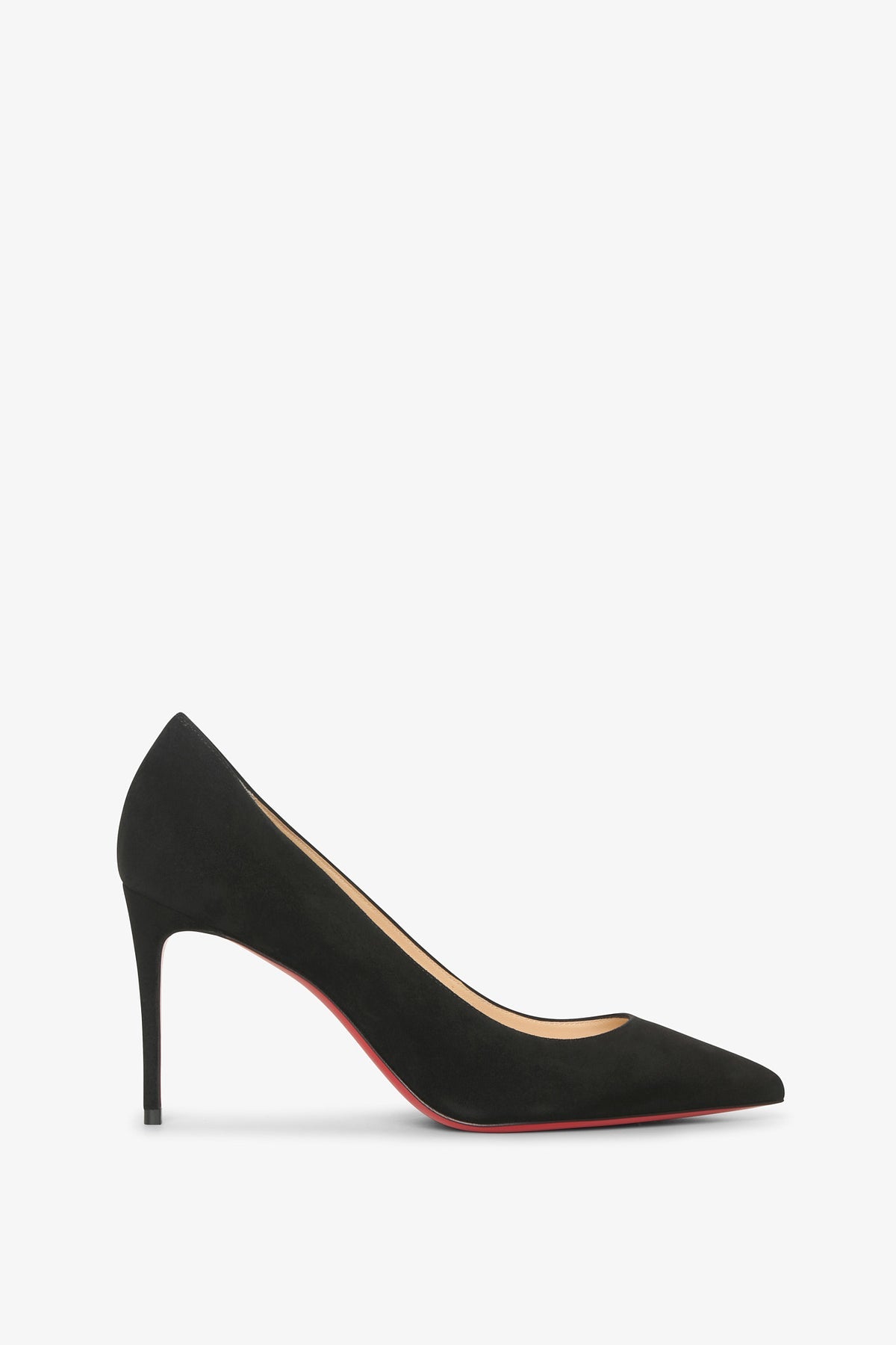 Louboutin Kate Black Suede 85mm