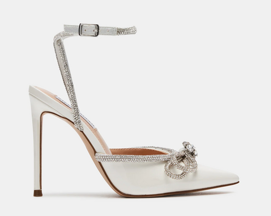 Cherry Rhinestone-White